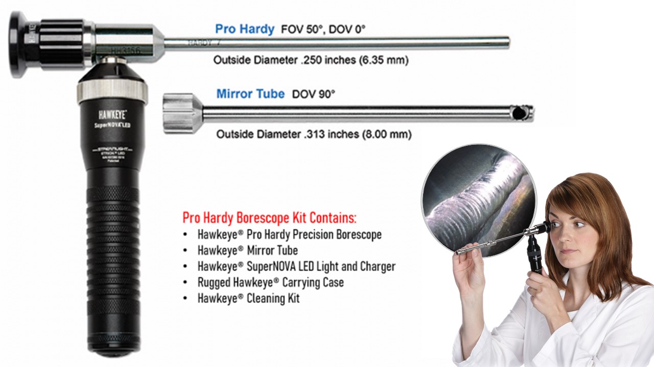 Link to Hawkeye® Pro Hardy Borescopes .250″ (6.35 mm)