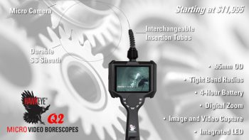 Hawkeye Micro Q2 Video Borescope Inspection